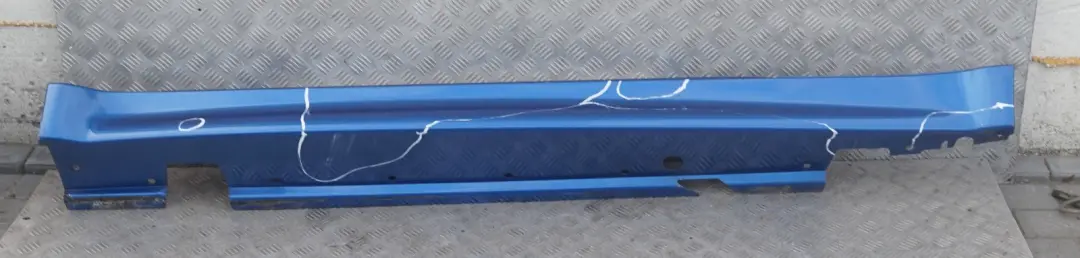 Left N/S Side Cover Trim Skirt Panel Hyper Blue - A28 to BMW MINI One R52 Cooper S with Part number 1505863 BMW MINI One R52 Cooper S Left N/S Side Cover Trim Skirt Panel Hyper Blue - A28 - SKU 7124375-HYB - Part number 1505863