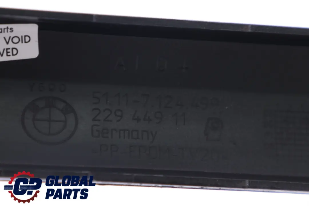 BMW 1 er E87 Stoßstange Stossleiste vorne links Sparkling Graphite - SKU 7124499-SG - Teilenummer 7124499