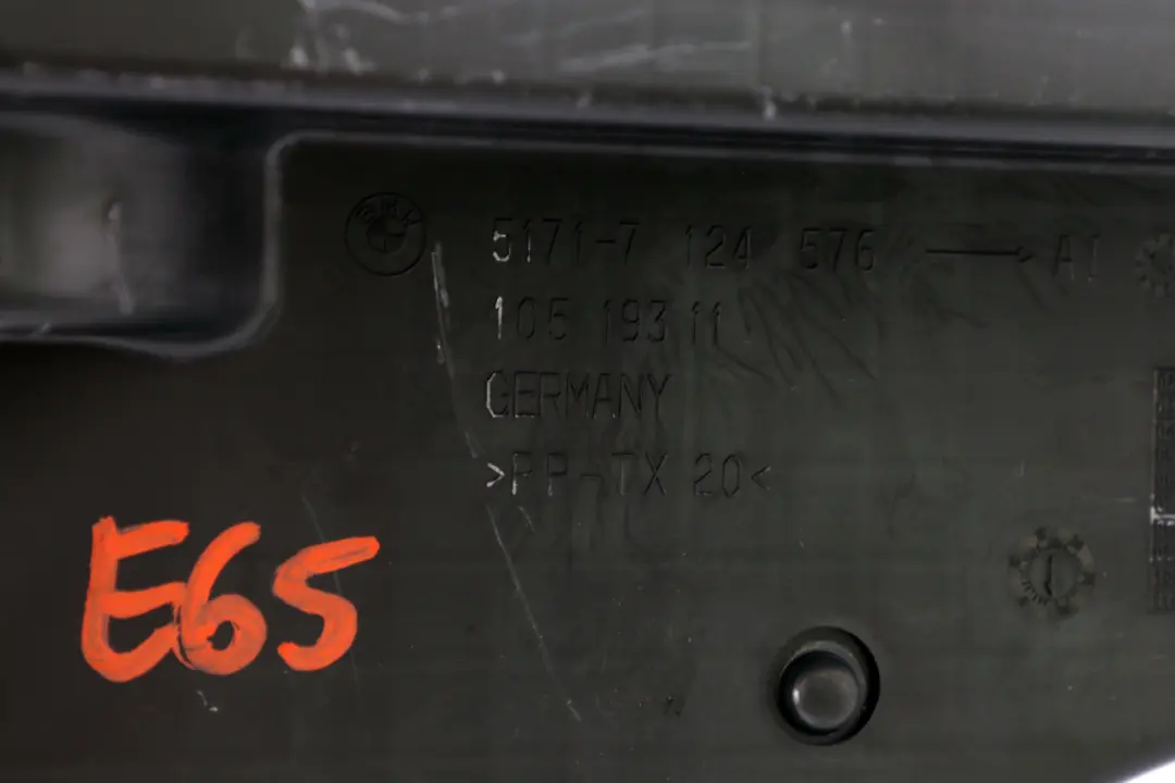 BMW E65 E66 E67 Osłona Płyta Obudowa Sterownika - SKU 7124576 - Numer Części 7124576