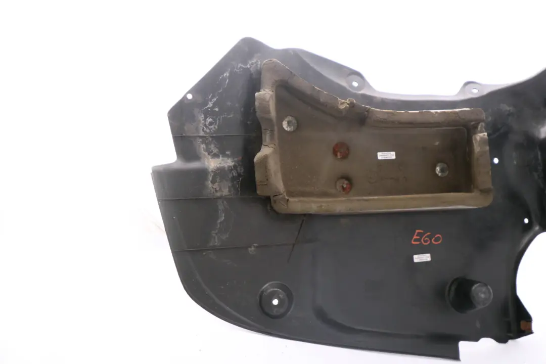 Underfloor Underbody Battery Tray Cover to BMW 5 Series E60 E61 with Part number 7124634 BMW 5 Series E60 E61 Underfloor Underbody Battery Tray Cover - SKU 7124634 - Part number 7124634