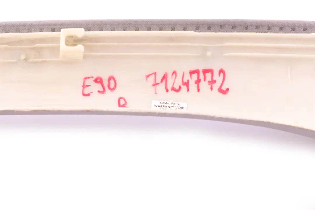 Column A Front Right O/S Pillar Trim Grey Grau to BMW 3 Series E90 E91 Cover with Part number 7124772 BMW 3 Series E90 E91 Cover Column A Front Right O/S Pillar Trim Grey Grau - SKU 7124772 - Part number 7124772