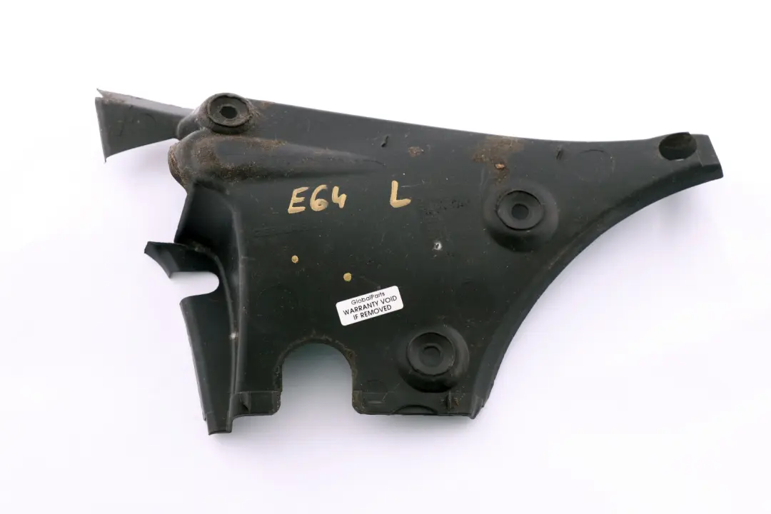 BMW E64 Osłona zaślepka obudowa rynienki lewa - SKU 7124911 - Numer Części 7124911