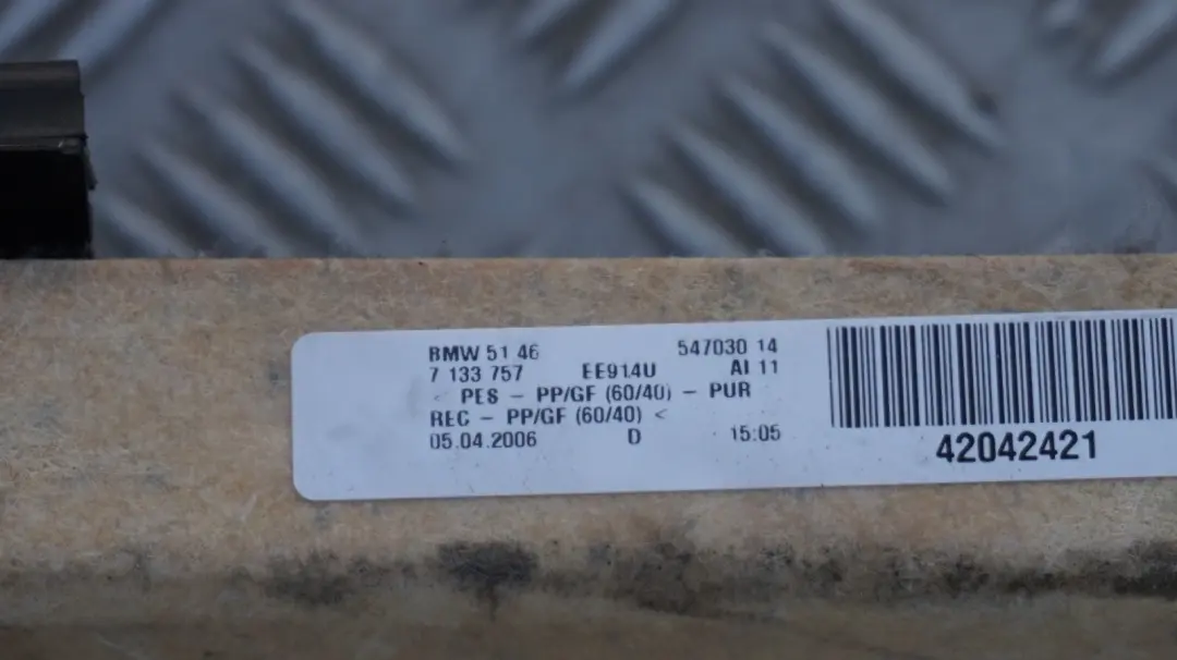 BMW E90 Półka tylna tył szara głośnik - SKU 7124961 - Numer Części 7124961