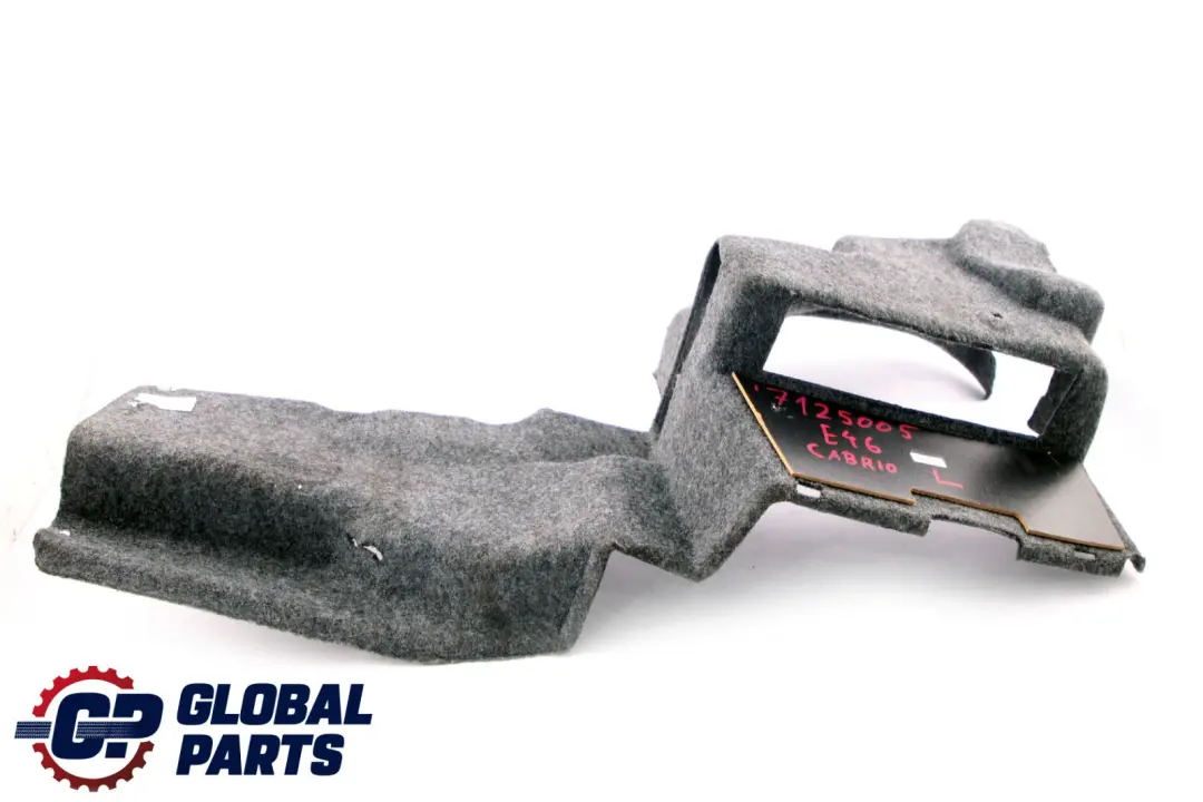 BMW 3 er E46 Cabrio Convertible Verkleidung Links Gepäckraum - SKU 7125005 - Teilenummer 7125005