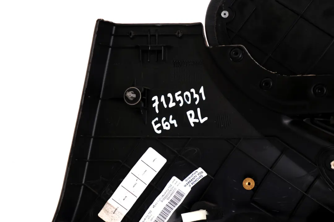 Reihe E63 E64 Seitenverkleidung Leder hinten links CREAMBEIGE für BMW 6 mit Teilenummer 7125031 BMW 6 Reihe E63 E64 Seitenverkleidung Leder hinten links CREAMBEIGE - SKU 7125031 - Teilenummer 7125031