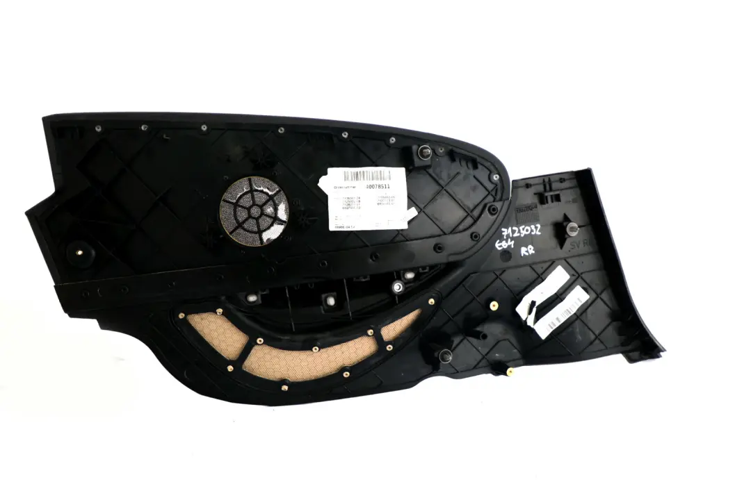 BMW 6er-Reihe E63 E64 Seitenverkleidung Leder hinten rechts CREAMBEIGE - SKU 7125032 - Teilenummer 7125032