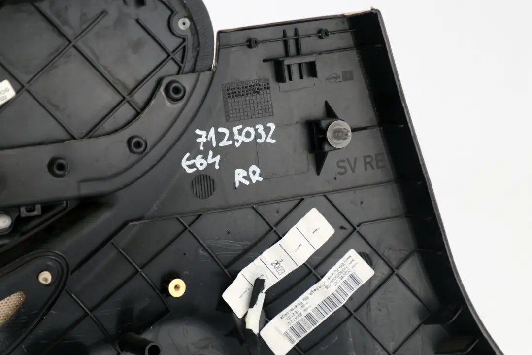 6er-Reihe E63 E64 Seitenverkleidung Leder hinten rechts CREAMBEIGE für BMW mit Teilenummer 7125032 BMW 6er-Reihe E63 E64 Seitenverkleidung Leder hinten rechts CREAMBEIGE - SKU 7125032 - Teilenummer 7125032