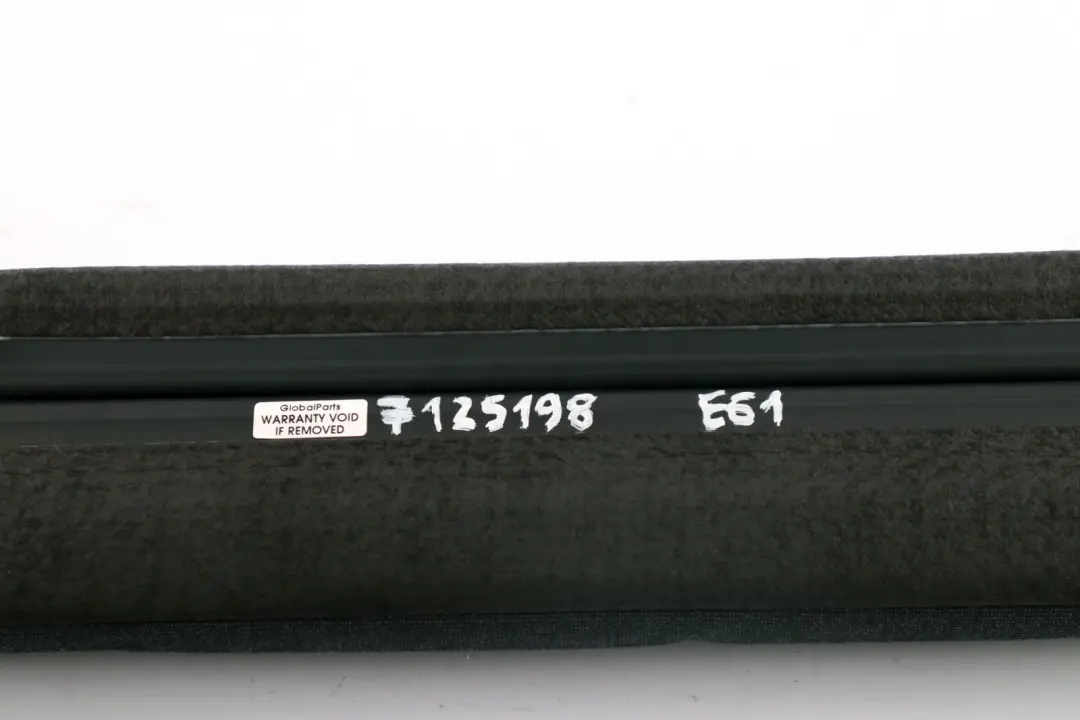 Isofix Base Cover Strip Cloth Anthracite to BMW 5 Series E61 Touring Rear Seat with Part number 7125198 BMW 5 Series E61 Touring Rear Seat Isofix Base Cover Strip Cloth Anthracite - SKU 7125198 - Part number 7125198