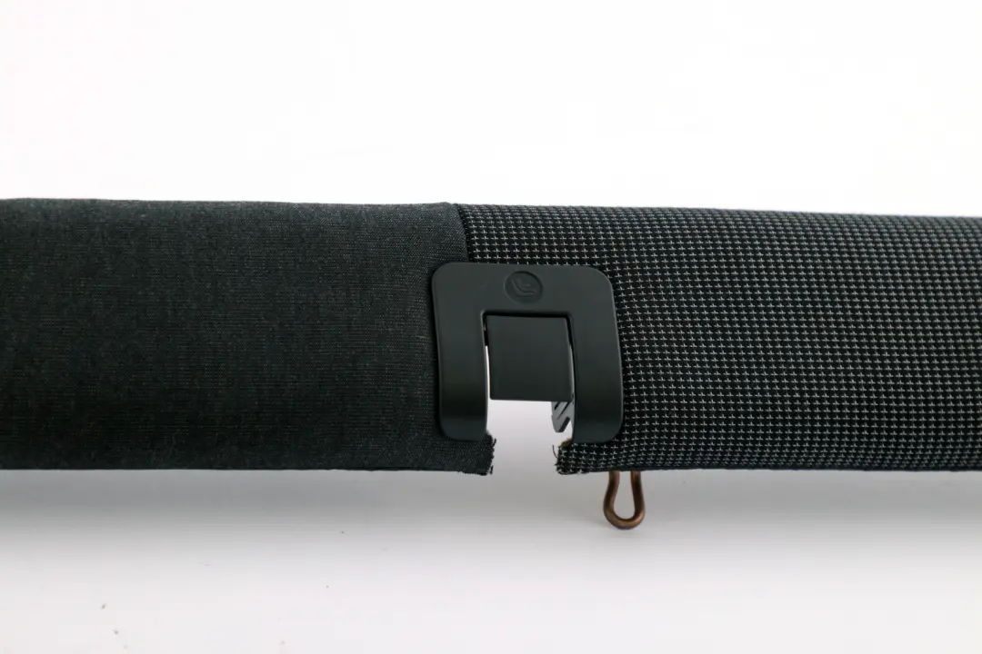 BMW 5 Series E61 Touring Rear Seat Isofix Base Cover Strip Cloth Anthracite - SKU 7125198 - Part number 7125198