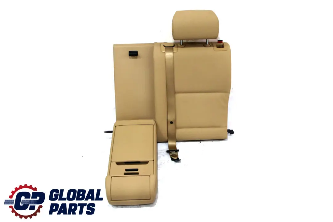 BMW 5 Series E61 Touring Rear Left N/S Seat Back Cover Backrest Beige Leather - SKU 7125231 - Part number 7125231