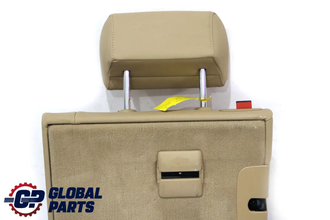 BMW 5 Series E61 Touring Rear Right O/S Seat Back Cover Backrest Beige Leather - SKU 7125232 - Part number 7125232