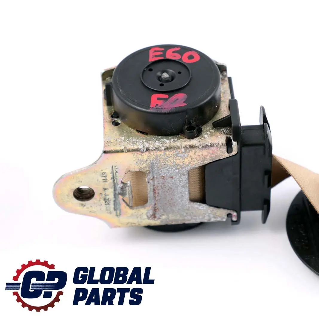 BMW E60 E61 Oberer Sicherheitsgurt Gurtstraffer Vorne Rechts Beige - SKU 7127410 - Teilenummer 7127410