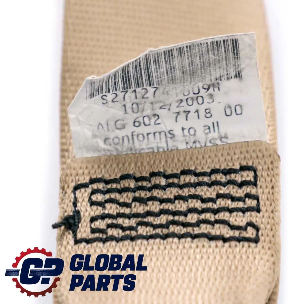 Front Upper Seat Belt Seatbelt Pretensioner Right O/S Beige to BMW E60 E61 with Part number 7127410 BMW E60 E61 Front Upper Seat Belt Seatbelt Pretensioner Right O/S Beige - SKU 7127410 - Part number 7127410