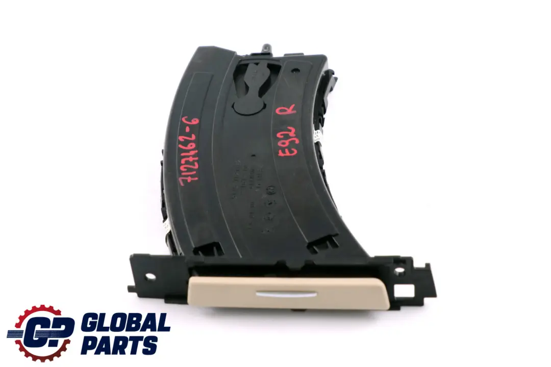 BMW 3 Series 6 E92 E93 LCI Drink Holder Right O/S Cream Beige Chrome - SKU rhd-7127462-6 - Part number 9173468