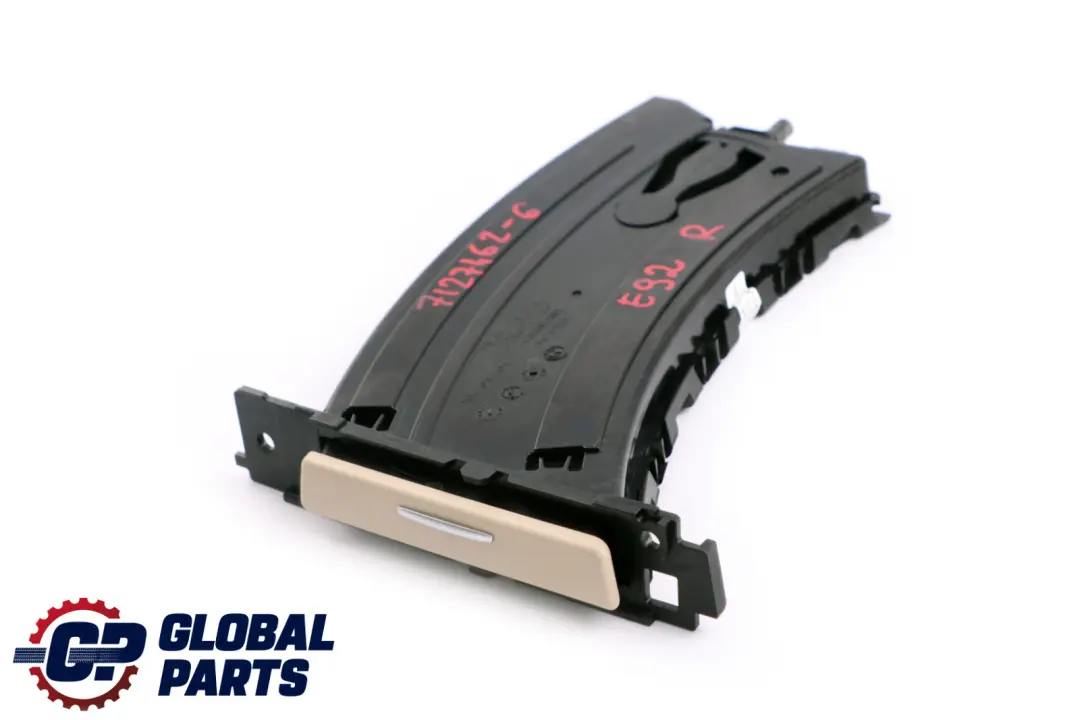 BMW 3 Series 6 E92 E93 LCI Drink Holder Right O/S Cream Beige Chrome - SKU rhd-7127462-6 - Part number 9173468