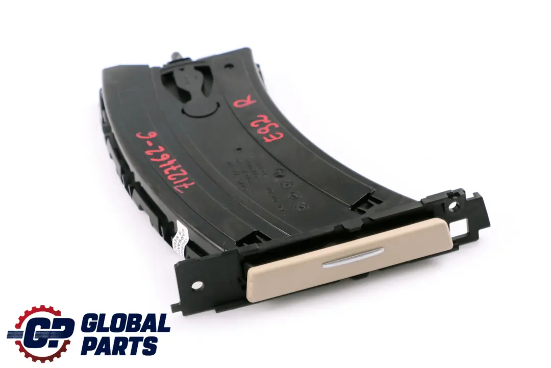 Drink Holder Right O/S Cream Beige Chrome to BMW 3 Series 6 E92 E93 LCI with Part number 9173468 BMW 3 Series 6 E92 E93 LCI Drink Holder Right O/S Cream Beige Chrome - SKU rhd-7127462-6 - Part number 9173468