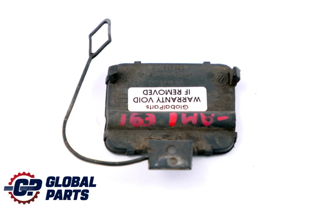 Bumper Towing Eye Flap Arktis Metallic - A34 to BMW 3 Series E91 Rear with Part number 7127695 BMW 3 Series E91 Rear Bumper Towing Eye Flap Arktis Metallic - A34 - SKU 7127695-AM1 - Part number 7127695