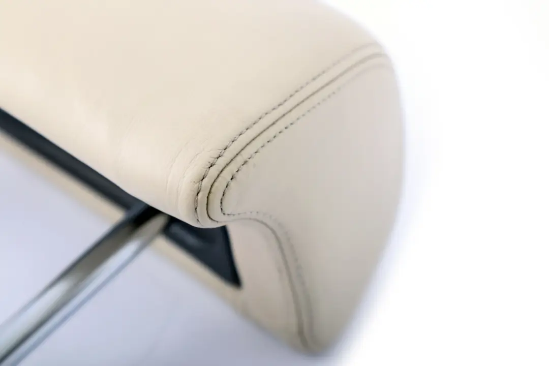 Left Right N/O/S Leather Headrest Beige to BMW 7 Series E65 1 Rear Seat with Part number 7127846 BMW 7 Series E65 1 Rear Seat Left Right N/O/S Leather Headrest Beige - SKU 7127846-1 - Part number 7127846