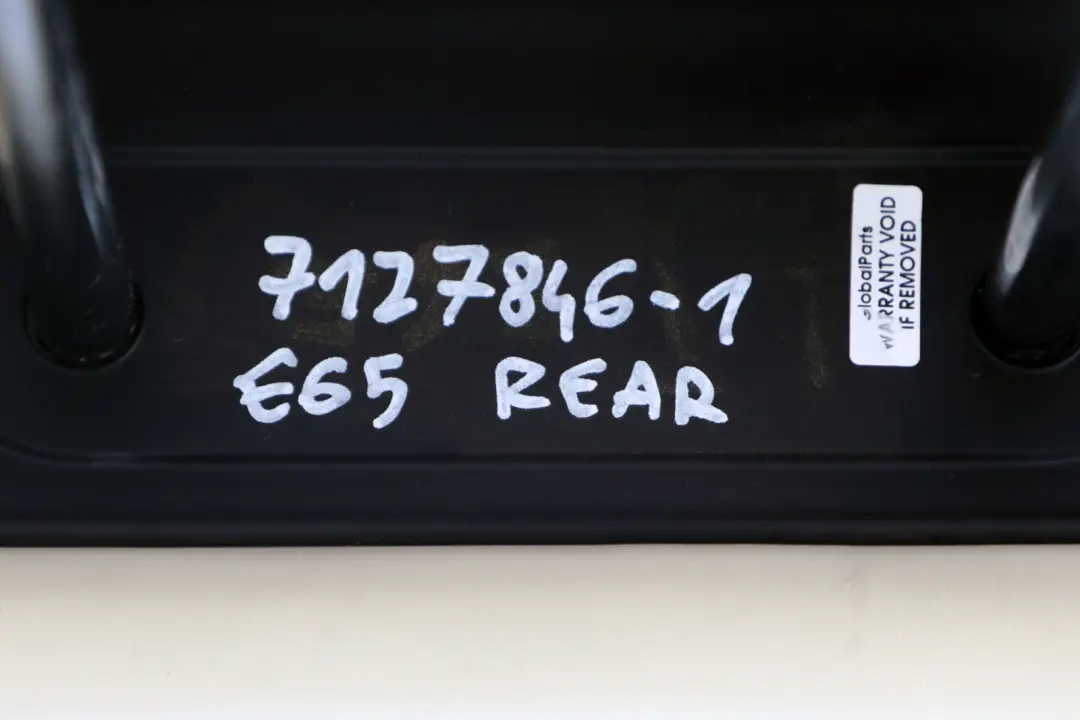 BMW 7 Series E65 1 Rear Seat Left Right N/O/S Leather Headrest Beige - SKU 7127846-1 - Part number 7127846