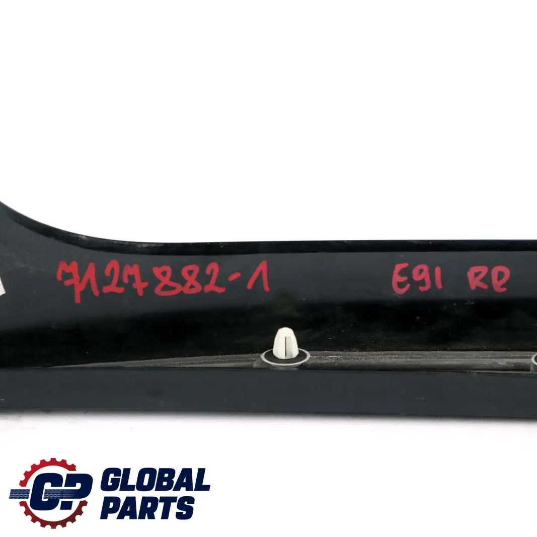 Trim Panel Trunk Lid Rear Right O/S Black to BMW 3 Series E91 Cover with Part number 7127882 BMW 3 Series E91 Cover Trim Panel Trunk Lid Rear Right O/S Black - SKU 7127882-1 - Part number 7127882