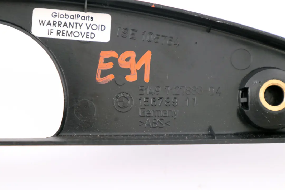 Trim Panel Cover Locking System Black to BMW 3 Series E91 E91N Rear with Part number 7127883 BMW 3 Series E91 E91N Rear Trim Panel Cover Locking System Black - SKU 7127883 - Part number 7127883