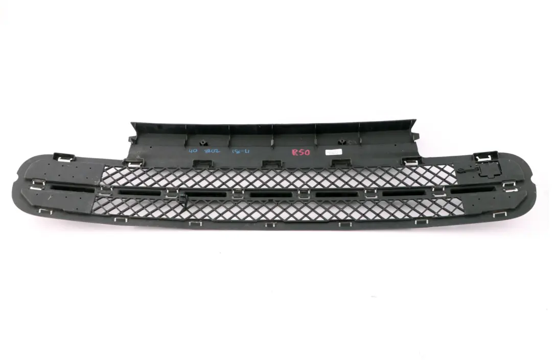 Front Bumper Grille Mini R50 R52 Bumper Grid Trim Panel Cover to with Part number 7127933 Front Bumper Grille Mini R50 R52 Bumper Grid Trim Panel Cover - SKU 7127933 - Part number 7127933