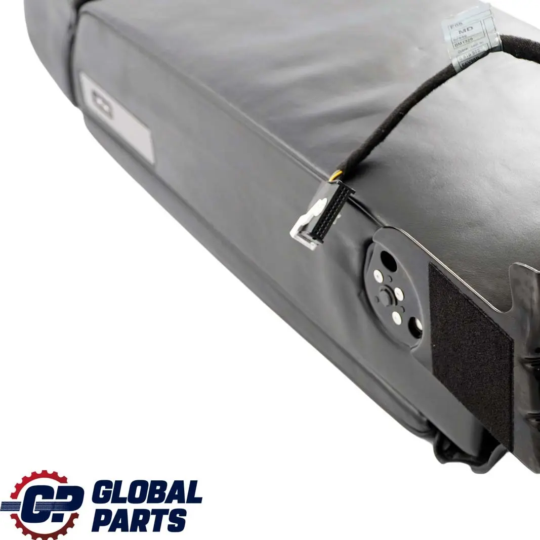 BMW E65 E66 Asiento Trasero Apoyabrazos Reposacabezas Consola Cuero Perla Negro - SKU 7128194 - Número de pieza 7128194