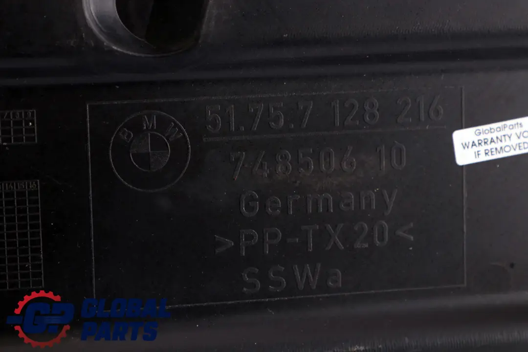  *BMW 3 er E92 E93 Coupé Unterbodenverkleidung Aktivkohlefilter - SKU 7128216 - Teilenummer 7128216