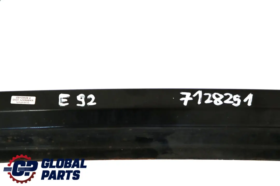 BMW E92 E93 Coupé Convertible Cabrio Rear Bumper Carrier Beam - SKU 7128251 - Part number 51127128251