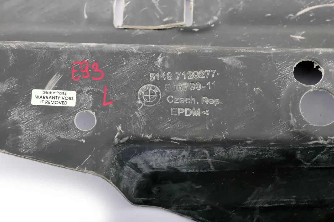 BMW 3 Series E93 E93N LCI Sound Insulation Side Panel Rear Left N/S - SKU 7128277 - Part number 7128277