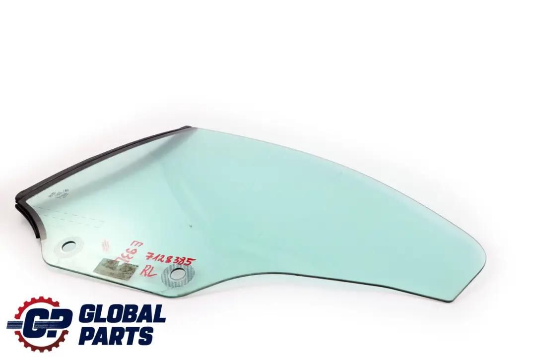 BMW 3 Series E93 E93N Cabrio Convertible Side Window Glass Green Rear Left N/S - SKU 7128385 - Part number 7128385