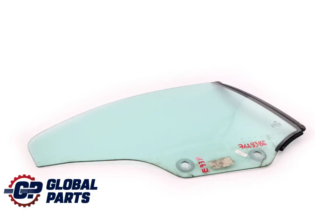 BMW 3 Series E93 E93N Cabrio Convertible Side Window Glass Green Rear Right O/S - SKU 7128386 - Part number 7128386