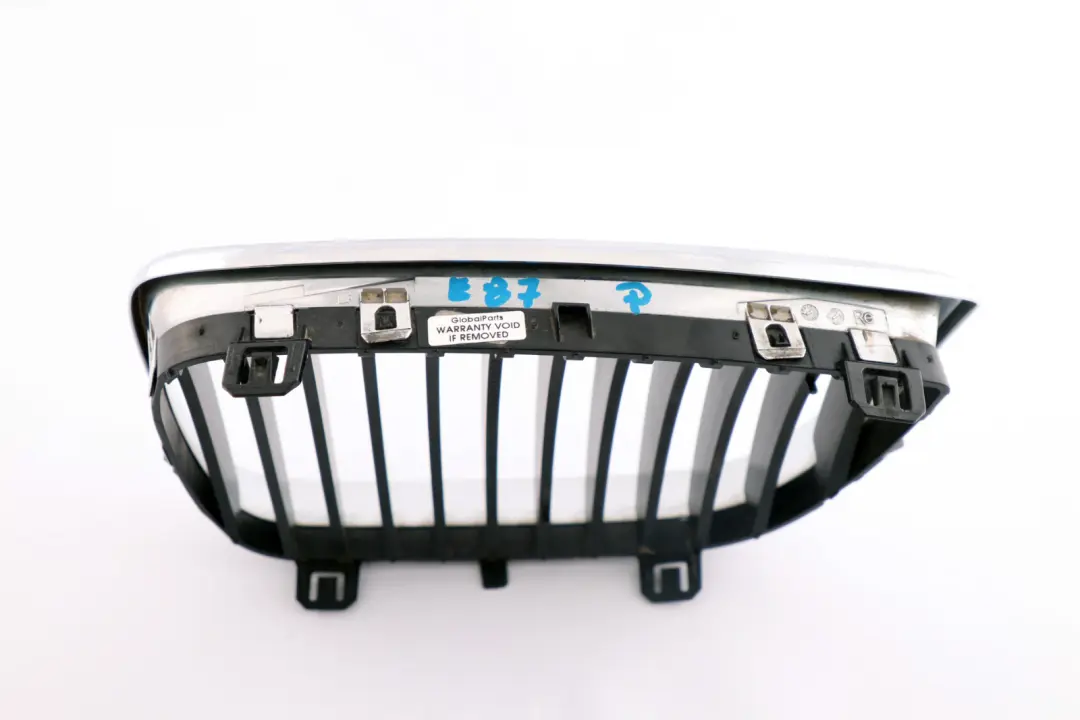 Front Right Trim Kidney Grille O/S Chrome to BMW E81 E87 E87N LCI with Part number 7128614 BMW E81 E87 E87N LCI Front Right Trim Kidney Grille O/S Chrome - SKU 7128614 - Part number 7128614