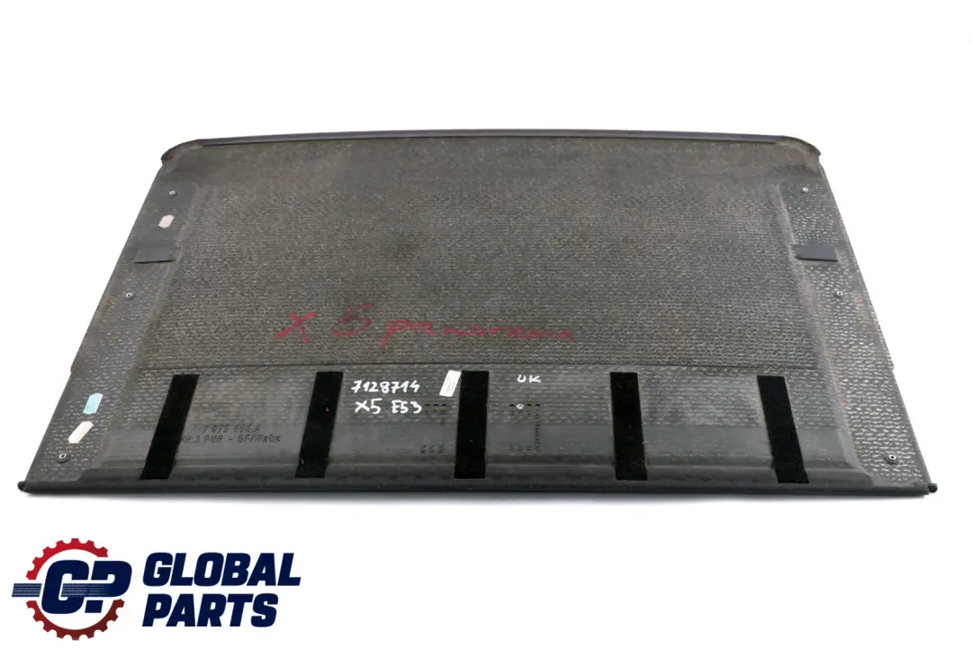 Sunroof Sliding Roof Cover Suspended Headliner Black to BMW X5 Series E53 with Part number 7128714 BMW X5 Series E53 Sunroof Sliding Roof Cover Suspended Headliner Black - SKU 7128714 - Part number 7128714