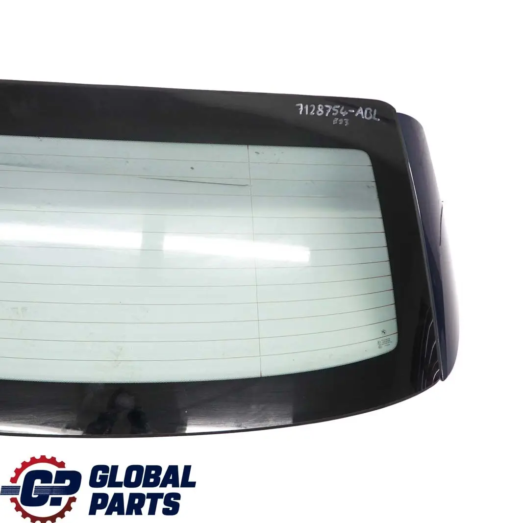 BMW 3 E93 Cabrio Verdeck Dachschale Heckscheibe Aegeanblau Metallic - 336 - SKU 7128754-ABL - Teilenummer 7128754