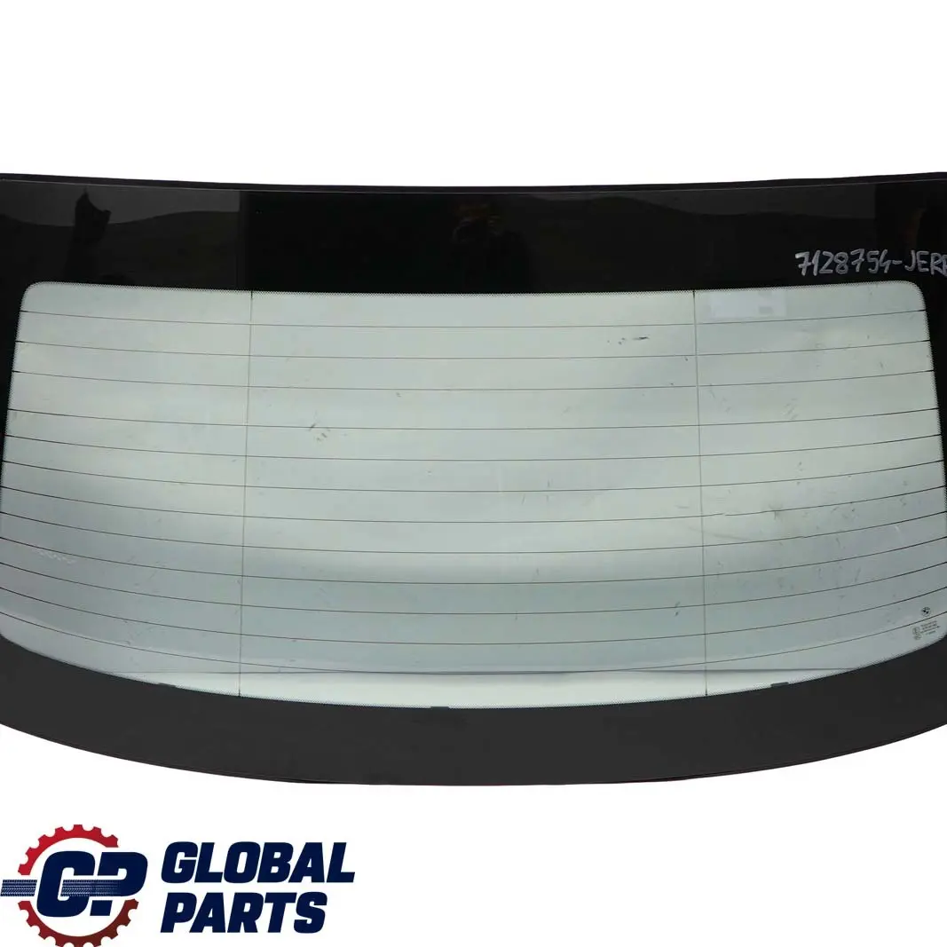 BMW 3 4 E93 F33 Cabrio Verdeck Dachschale Heckscheibe Jerezschwarz - A73 - SKU 7128754-JEREZ - Teilenummer 7128754