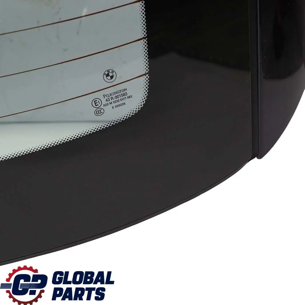 BMW 3 4 E93 F33 Cabrio Verdeck Dachschale Heckscheibe Jerezschwarz - A73 - SKU 7128754-JEREZ - Teilenummer 7128754