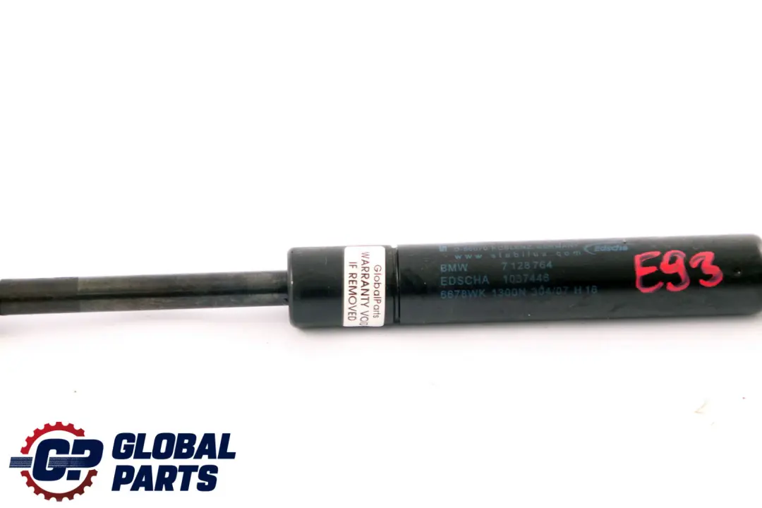 Gasdruckfeder für BMW 3 4 er E92 F33 mit Teilenummer 7128764 BMW 3 4 er E92 F33 Gasdruckfeder - SKU 7128764 - Teilenummer 7128764