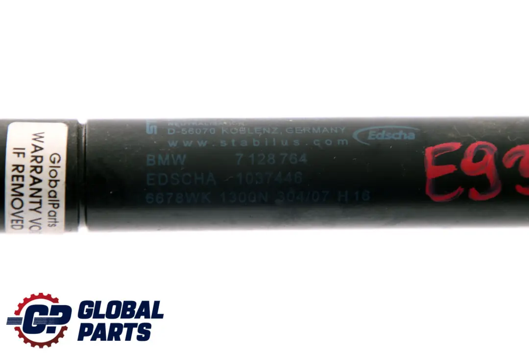 Ressort a Pression de Gaz pour BMW 3 4 E92 F33 à propos du numéro de pièce 7128764 BMW 3 4 E92 F33 Ressort a Pression de Gaz - SKU 7128764 - Numéro de pièce 7128764