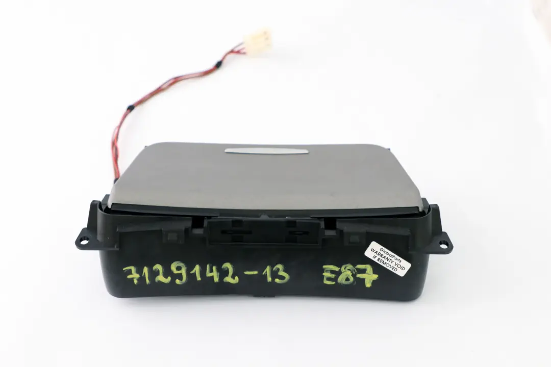 BMW E87 Aschenbecher Ablagefach Dekor Silber Titan Front 7078571 - SKU 7129142-13 - Teilenummer 7129142