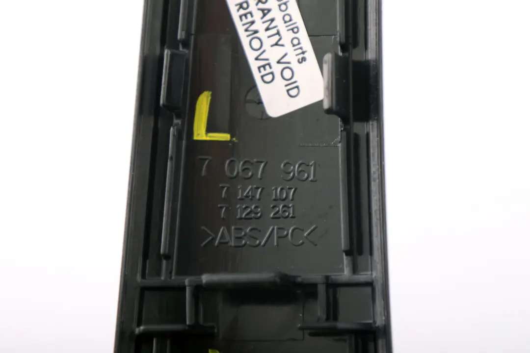BMW 1 Series 2 E87 Trim Inner Door Handle Gomera Black Left N/S - SKU 7129261-2 - Part number 7129261