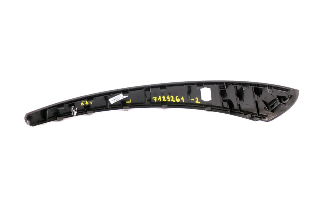 BMW 1 Series 2 E87 Trim Inner Door Handle Gomera Black Left N/S - SKU 7129261-2 - Part number 7129261