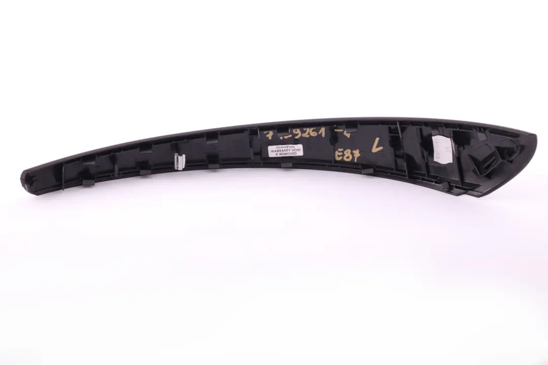 Trim Inner Door Handle Gomera Black Left N/S to BMW 1 Series 4 E87 with Part number 7129261 BMW 1 Series 4 E87 Trim Inner Door Handle Gomera Black Left N/S - SKU 7129261-4 - Part number 7129261