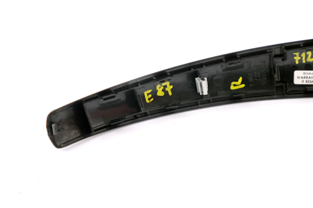 BMW 1 Series 7 E87 Trim Strip Inner Door Handle Gomera Black Right O/S - SKU 7129262-7 - Part number 7129262