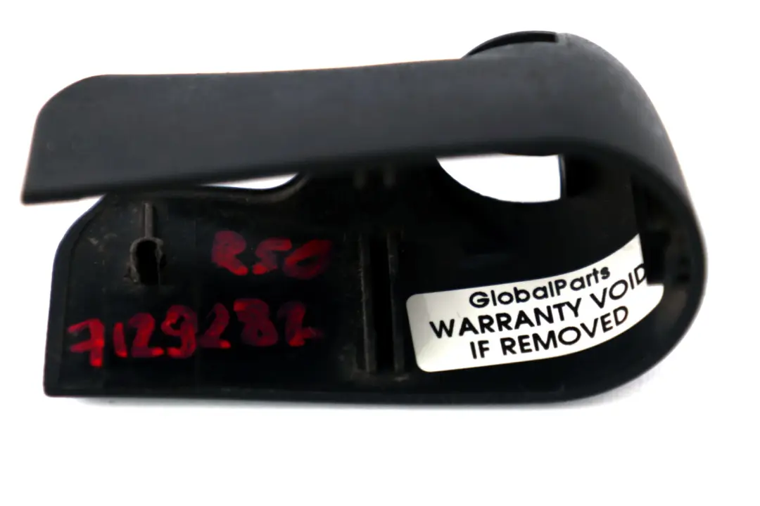 Wiper Axle Arm Cover to Mini Cooper R50 R53 R56 R60 Rear with Part number 7129282 Mini Cooper R50 R53 R56 R60 Rear Wiper Axle Arm Cover - SKU 7129282 - Part number 7129282