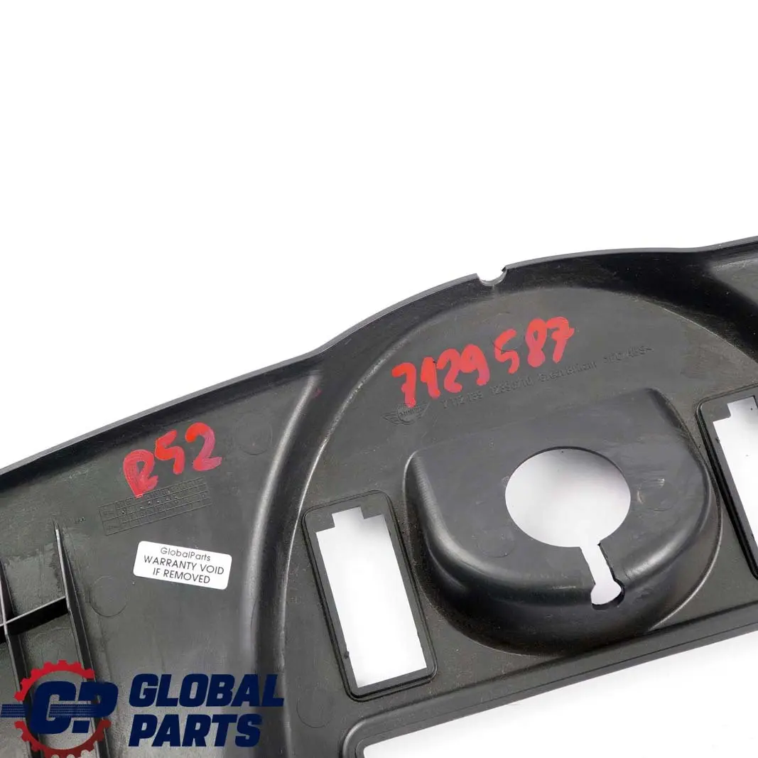 Mini R52 Cabrio Parabrezza Copertura Telaio Pannello Trim Nero Pantera 7112139 - SKU 7129587 - Numero di parte 7117267
