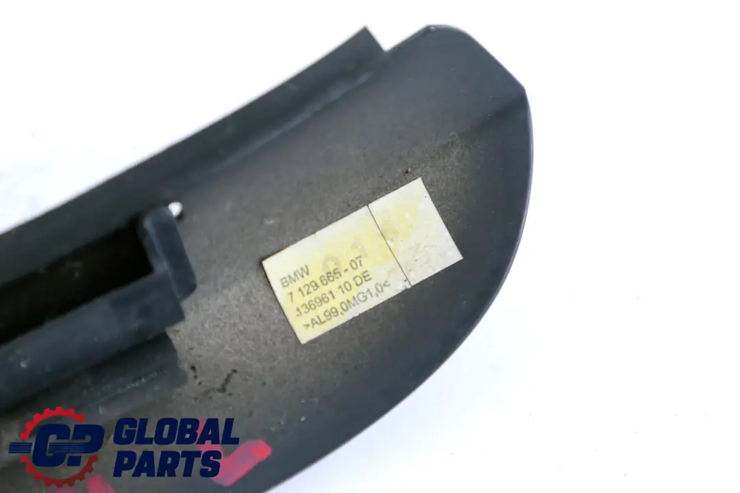 BMW E91 Striscia di Rivestimento del Telaio Posteriore Sinistro Nero - SKU 7129665 - Numero di parte 7129665