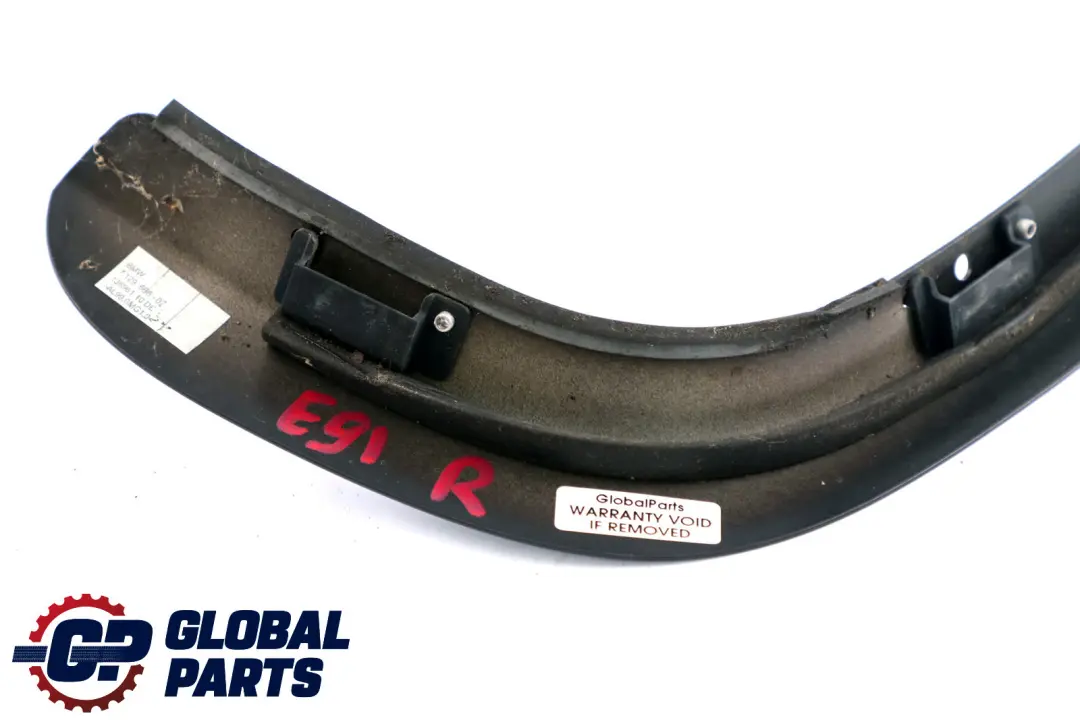 BMW E91 E91N LCI Moulding Trim Strip Side Frame Rear Right O/S Black - SKU 7129666 - Part number 7129666