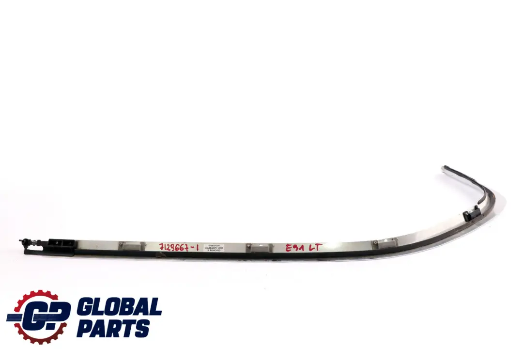 Moulding Trim Strip Side Frame Left N/S Chrome to BMW E91 E91N LCI with Part number 7129667 BMW E91 E91N LCI Moulding Trim Strip Side Frame Left N/S Chrome - SKU 7129667-1 - Part number 7129667