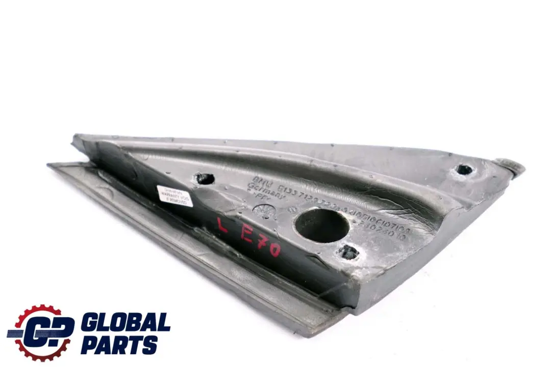 Junta Espejo Exterior Izquierdo Triangulo para BMW E70 con número de pieza 7129723 BMW E70 Junta Espejo Exterior Izquierdo Triangulo - SKU 7129723 - Número de pieza 7129723
